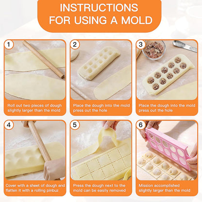 SienFong16 Pcs Pasta Making Kit, Homemade Pasta Tools Set with Ravioli Maker, Pasta Cutter, Dough Tools & Accessories, Fresh Italian Pasta Making Supplies for Kitchen Cooking Lovers