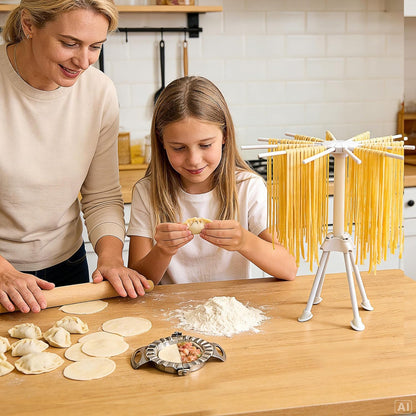 SienFong16 Pcs Pasta Making Kit, Homemade Pasta Tools Set with Ravioli Maker, Pasta Cutter, Dough Tools & Accessories, Fresh Italian Pasta Making Supplies for Kitchen Cooking Lovers