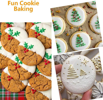 Cookie Cutters - Biscuit Cutters/Stainless Steel Dumpling Cutters/Cake Pastry Cutters/Cake Cookie Scone Cutters Molds stamps for Cooking Baking (3Pcs, Round Edge)