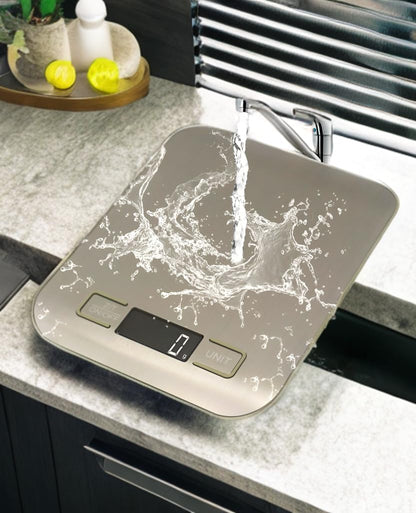 Digital Kitchen Scale, Food Scale in Grams & Ounces, 1g Precision for Cooking, Baking & Meal Prep, Stainless Steel with LCD Display, Tare Function, Compact for Diet & Coffee Use