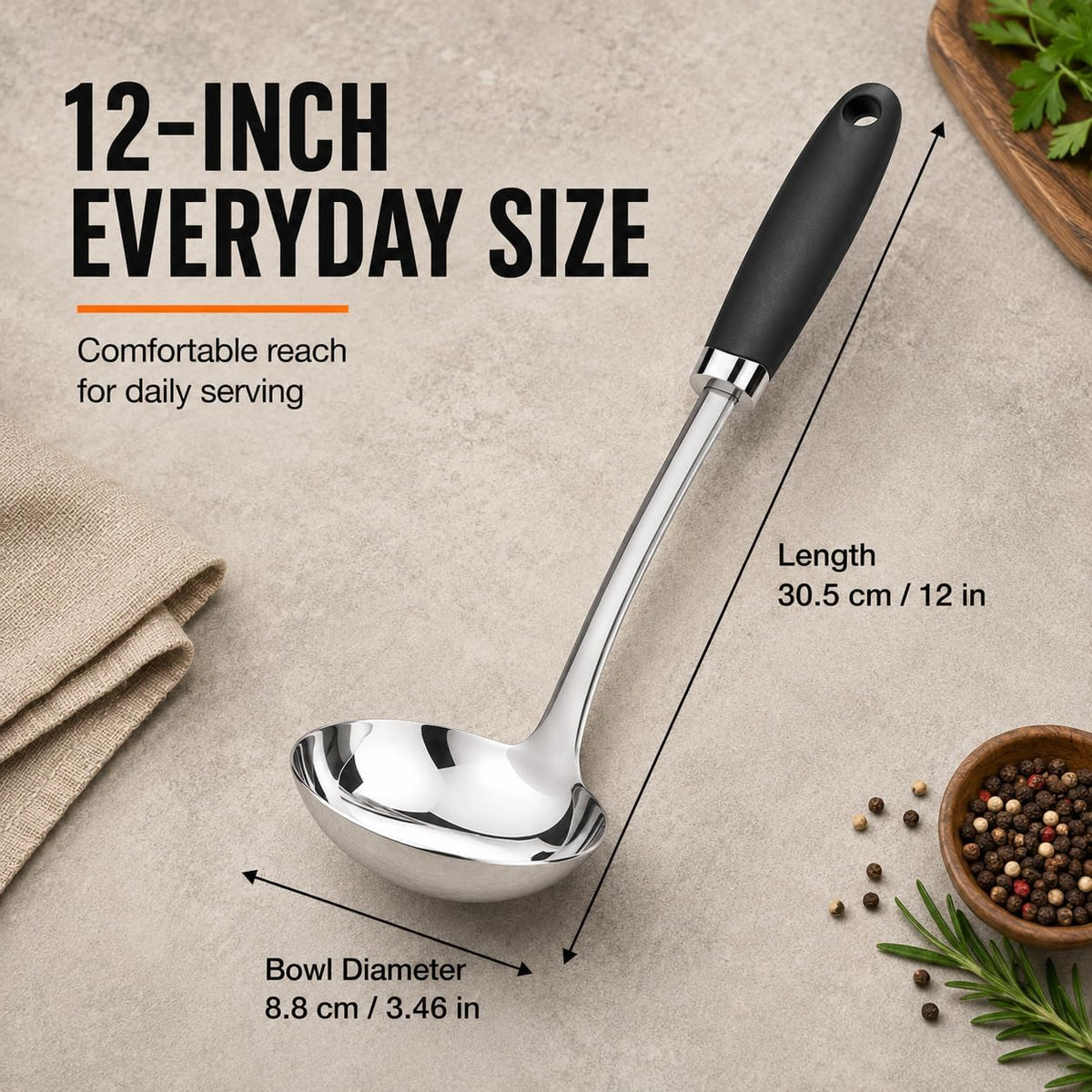 Stainless Steel Slotted Turner Spatula, Thin Edge Turner, Silver | Thin-edge Metal Spatula for Cast Iron and Stainless Steel Pans; Flips Eggs, Pancakes Burgers; Dishwasher Safe