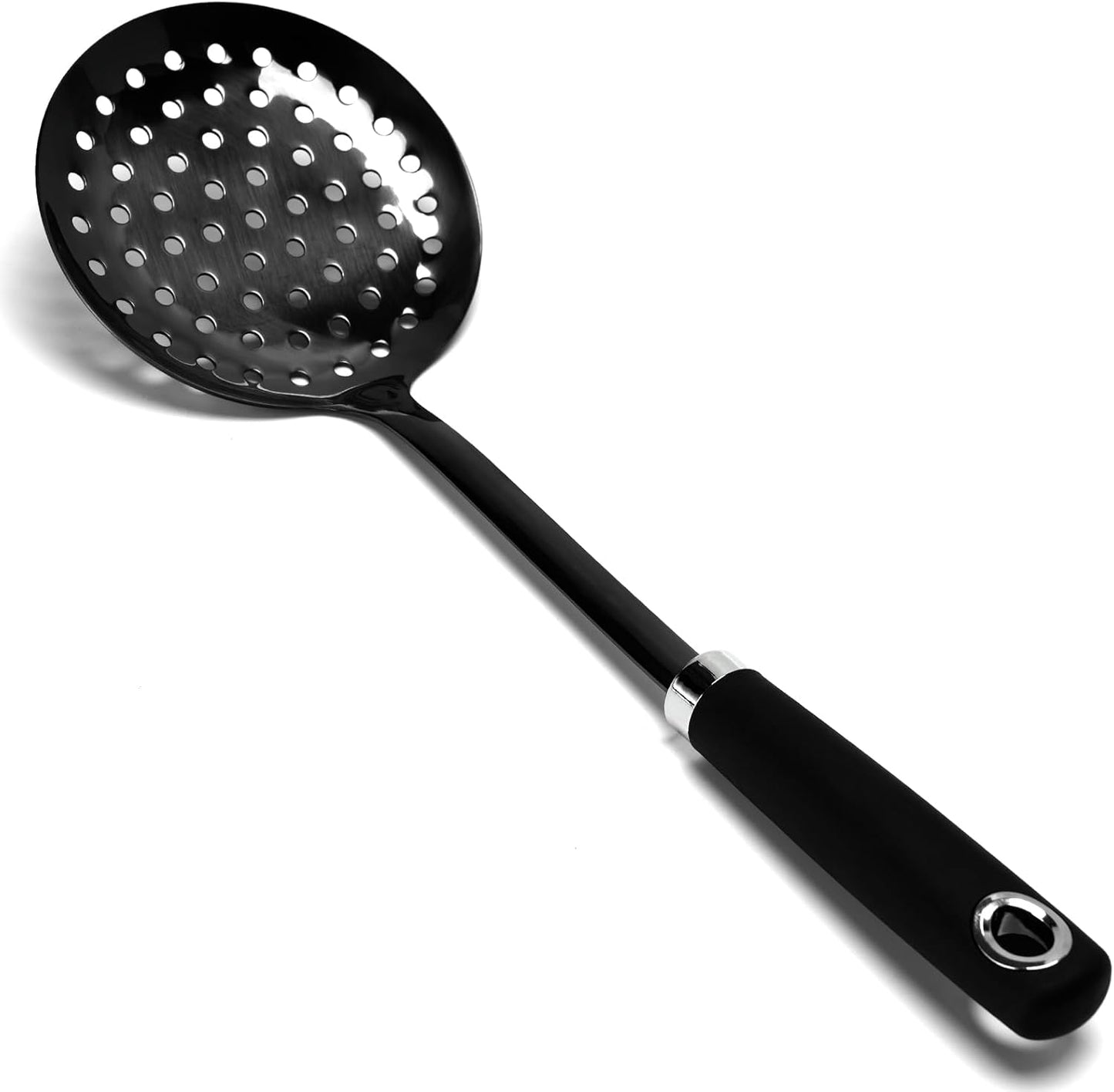 Stainless Steel Slotted Turner Spatula, Thin Edge Turner, Silver | Thin-edge Metal Spatula for Cast Iron and Stainless Steel Pans; Flips Eggs, Pancakes Burgers; Dishwasher Safe