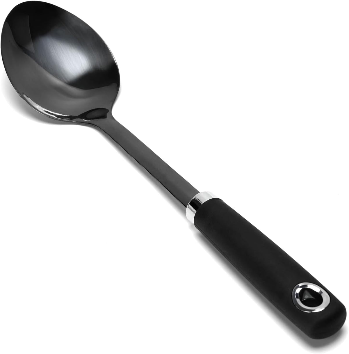 Stainless Steel Slotted Turner Spatula, Thin Edge Turner, Silver | Thin-edge Metal Spatula for Cast Iron and Stainless Steel Pans; Flips Eggs, Pancakes Burgers; Dishwasher Safe
