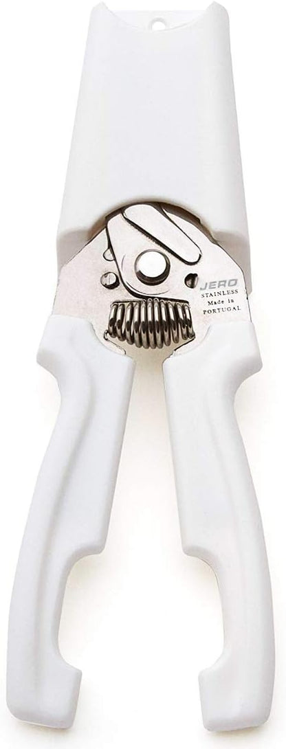 Spring Assisted Kitchen Shears with Holder — Durable Stainless Steel Scissors for Herbs, Kitchen Tasks, Floral Trimming, Crafting — Made in Portugal Knife Company