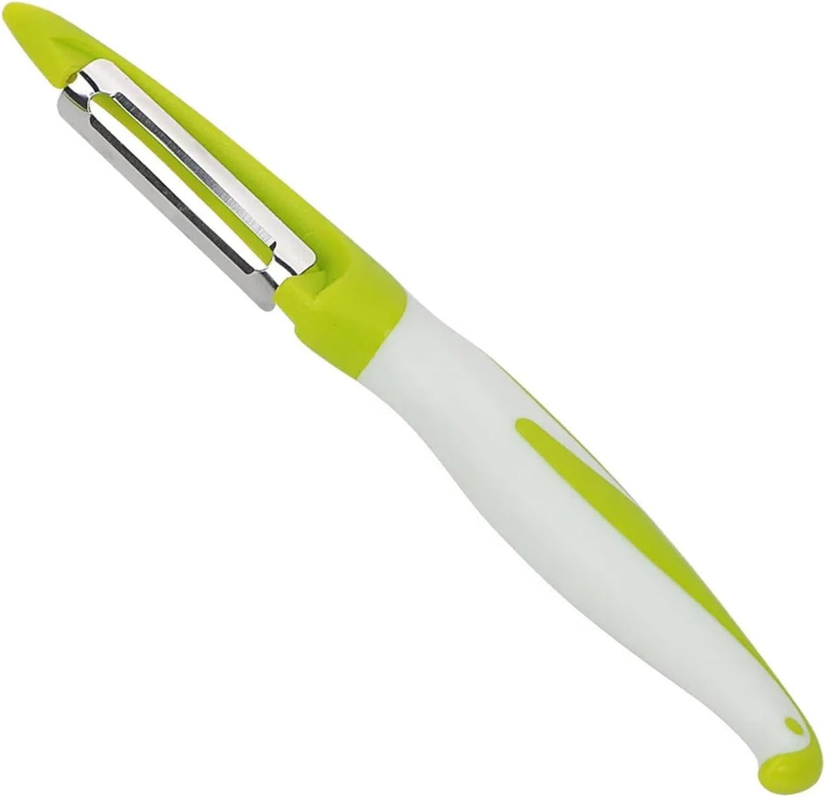 2-in-1 Stainless Steel Peeler and Julienne Cutter – Vegetable Fruit Shredder for Potatoes, Carrots, Cucumbers – Ergonomic Handle, Dishwasher Safe Kitchen Tool (1/2/3 Pack)(1Pc Flat)
