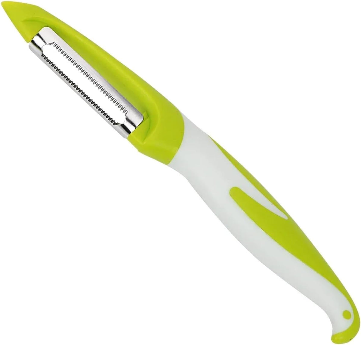 2-in-1 Stainless Steel Peeler and Julienne Cutter – Vegetable Fruit Shredder for Potatoes, Carrots, Cucumbers – Ergonomic Handle, Dishwasher Safe Kitchen Tool (1/2/3 Pack)(1Pc Flat)