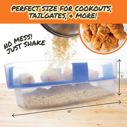 XL Original Better Breader Bowl 16" Mess-Free Breading Tray