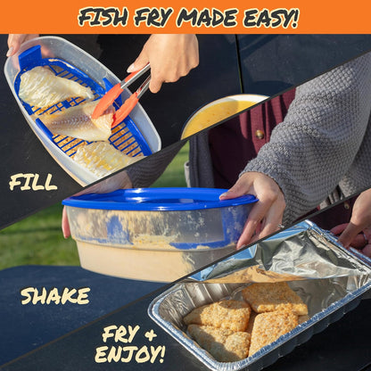 XL Original Better Breader Bowl 16" Mess-Free Breading Tray