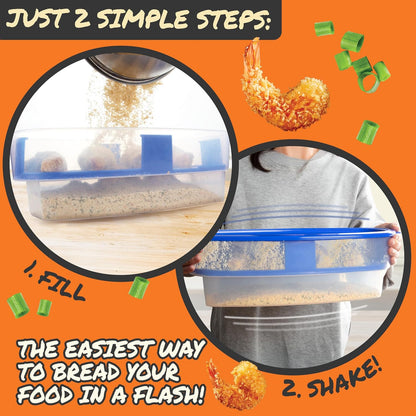 XL Original Better Breader Bowl 16" Mess-Free Breading Tray