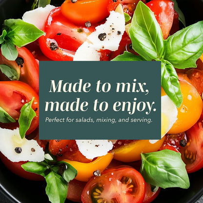 Mixing Bowls with Lids - 12 Piece Plastic Nesting Bowls Set includes 6 Prep Bowls and 6 Lids, Microwave Safe Mixing Bowl Set, Sage Embossed - Colors A