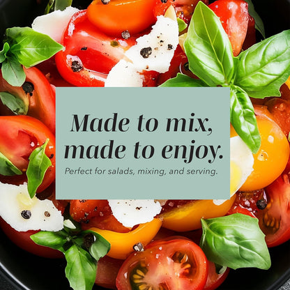 Mixing Bowls with Lids - 12 Piece Plastic Nesting Bowls Set includes 6 Prep Bowls and 6 Lids, Microwave Safe Mixing Bowl Set, Sage Embossed - Colors A