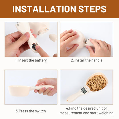 Digital Measuring Spoon Scale, Electric Measuring Spoon with Led Display