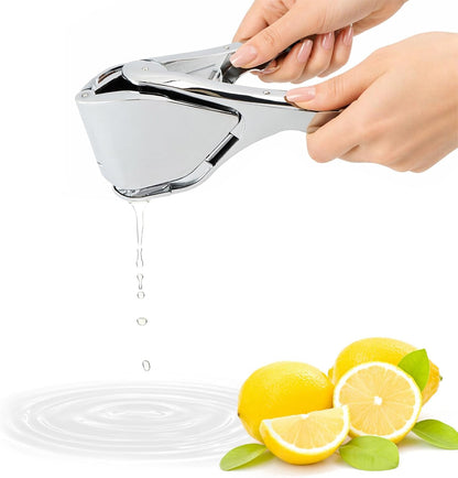 Lemon Squeezer, Stainless Steel Lemon Juicer, Manual Juicer for Lemon Citrus Lime Orange, Handheld citrus SqueezerSqueeze out as much juice as possible - drain every last drop