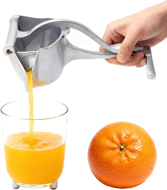 Manual Juicer, Hand Juicer Squeezer, Fresh Fruit Juice Extractor | Ergonomic Grip & Easy To Clean – Ideal For Fruits (Lemon, Orange, Pomegranate, Lime, Grapefruit) | Home Kitchen Must-Have
