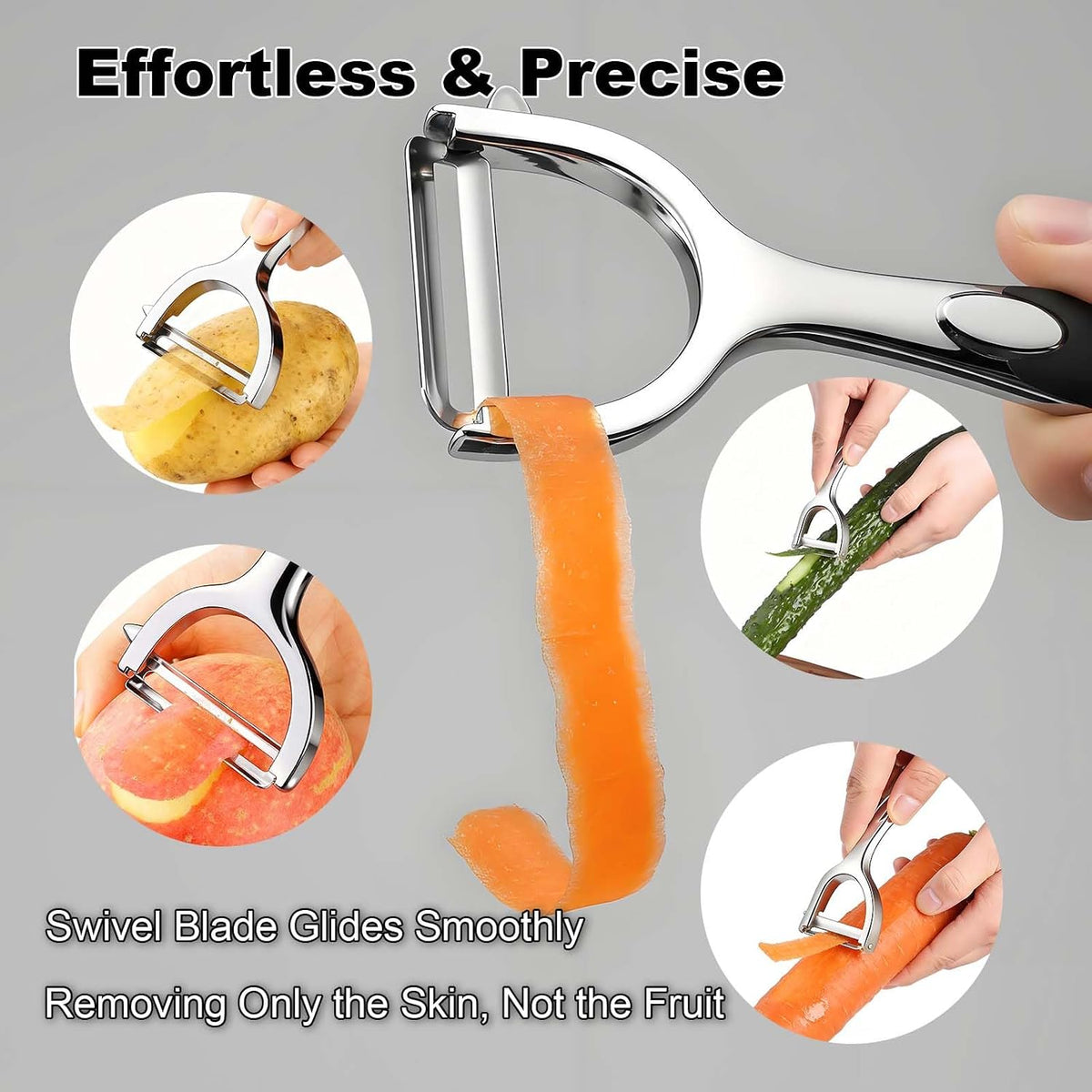 Vegetable Peelers with Swivel Blade