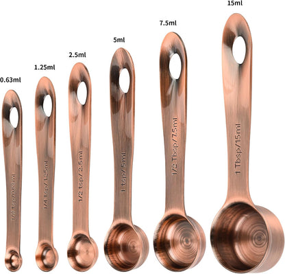 Measuring Cups and Spoons Set, 18/8 Stainless Steel Measuring Cups and Spoons Set, 5 Metal Measuring cup & 6 Baking Measuring Spoon, Imperial & Metric Measure Cup and Spoon Set 11