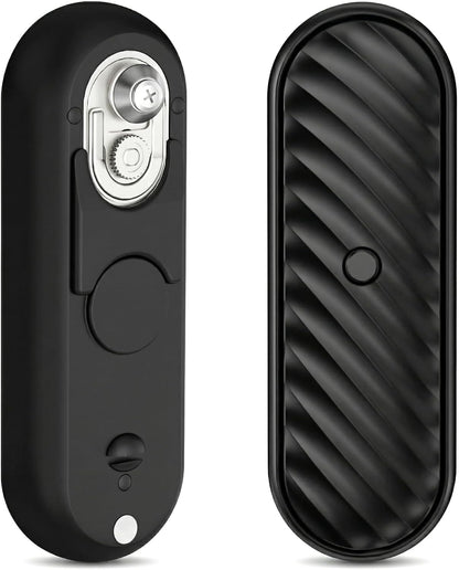 Electric Can Opener-Hands-Free Automatic,USB-C Rechargeable,Smooth Edge Opener for Seniors & Arthritis,120Min Runtime,Wall Mountable (Black)