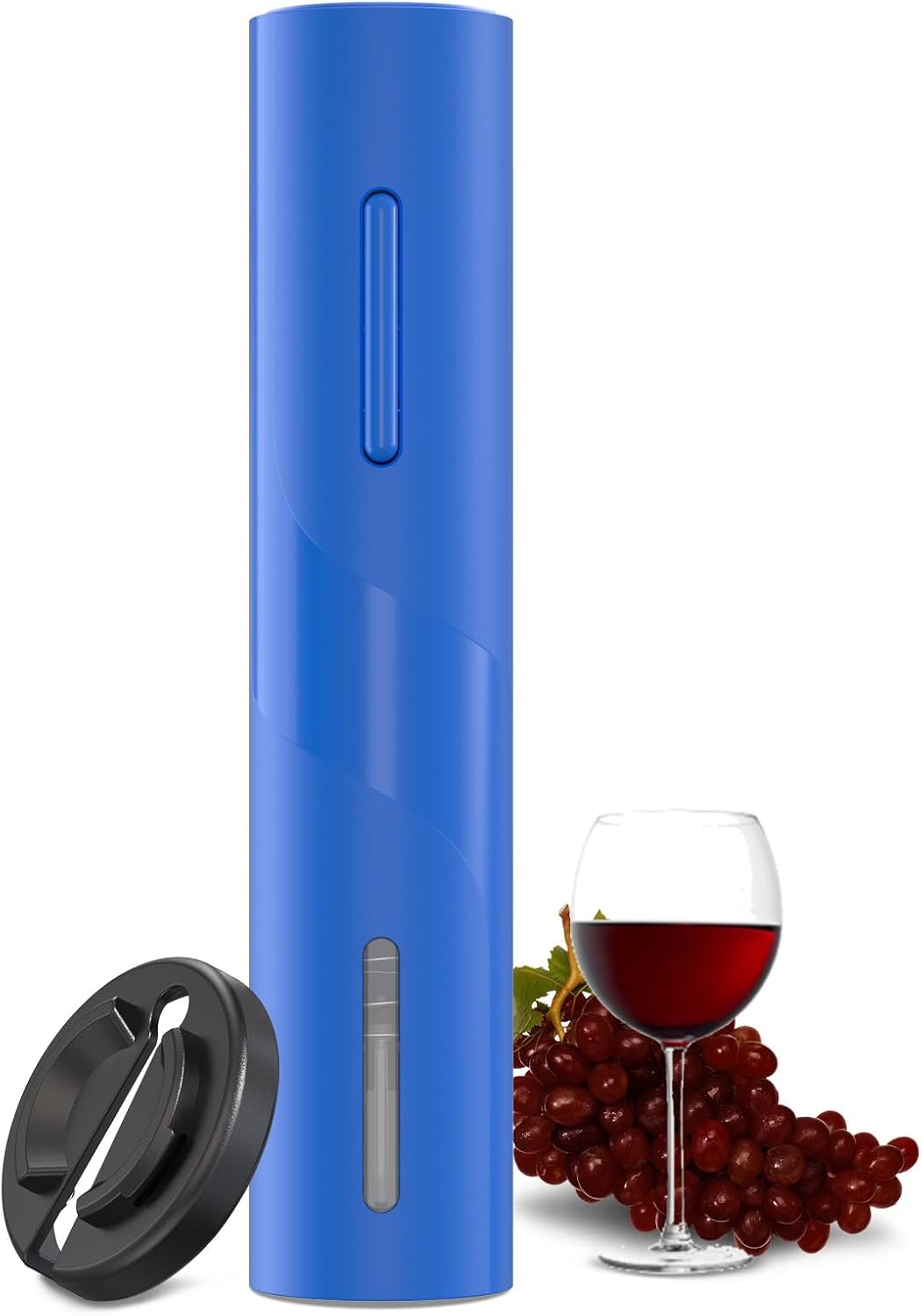 Electric Wine Bottle Opener with Foil Cutter, Automatic Corkscrew