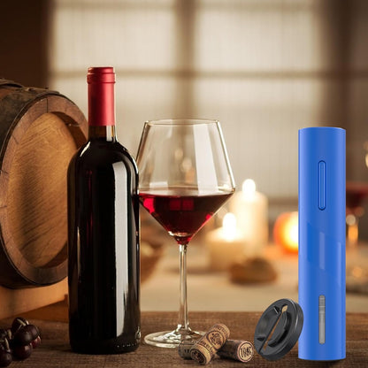 Electric Wine Bottle Opener with Foil Cutter, Automatic Corkscrew