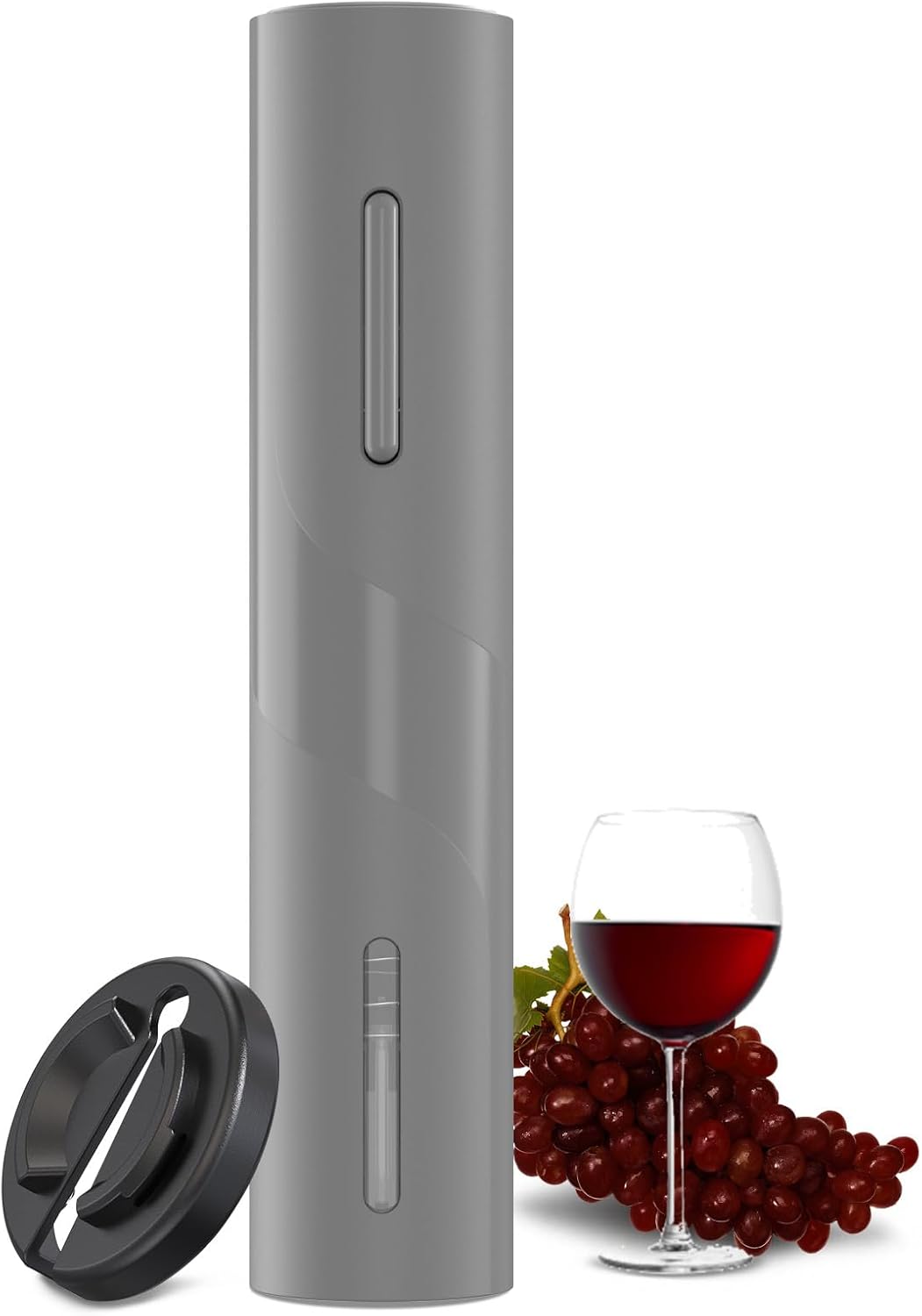 Electric Wine Bottle Opener with Foil Cutter, Automatic Corkscrew