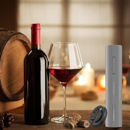 Electric Wine Bottle Opener with Foil Cutter, Automatic Corkscrew