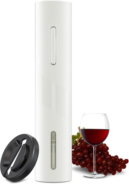 Electric Wine Bottle Opener with Foil Cutter, Automatic Corkscrew