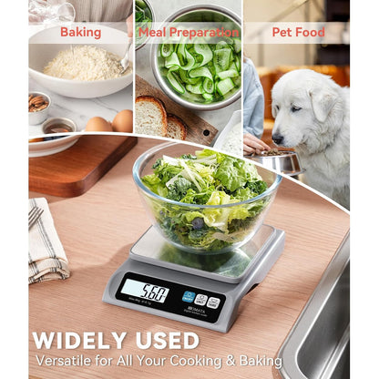 0.1g High Precision Digital Kitchen Food Scale, 13lb Gram Scale