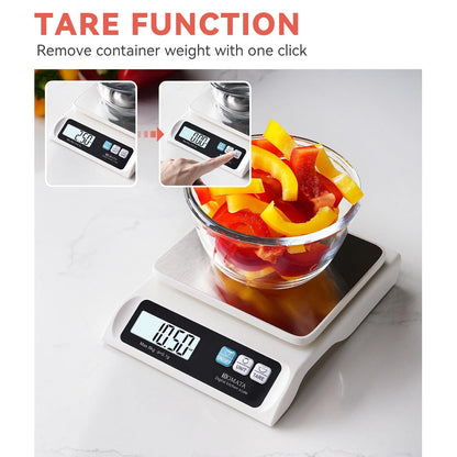 0.1g High Precision Digital Kitchen Food Scale, 13lb Gram Scale