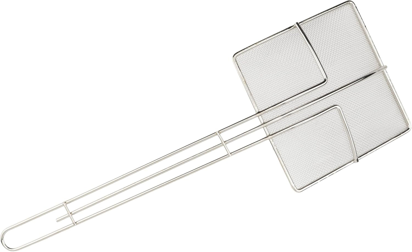 Square Mesh Skimmer, 6.75-Inch, Medium, Nickel