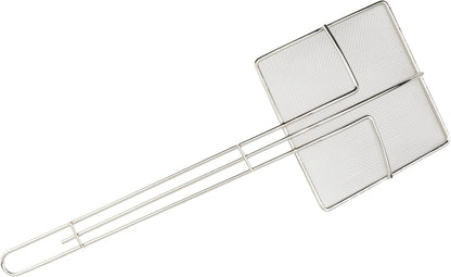 Square Mesh Skimmer, 6.75-Inch, Medium, Nickel