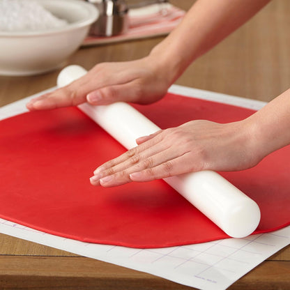 Large Fondant Rolling Pin with Guide Rings, Tiered Cakes, 20 in.