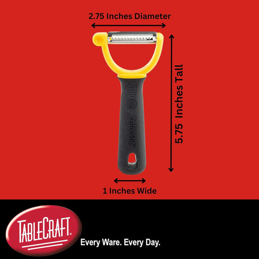10977 PerfectGrip Julienne Peeler, 2.75" x 1" x 5.75", Straight Edge, Stainless Steel (420J2) (Replaces E5602-JU)