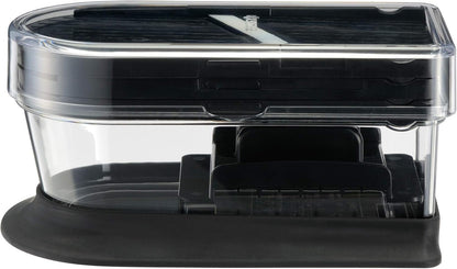 Advanced Ceramics 6-Piece Mini Slicer Sets Inludes: Mandoline Slicer; Julienne Slicer; Grater; Storage Container; Handguard