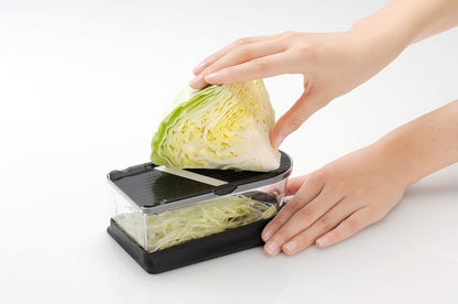 Advanced Ceramics 6-Piece Mini Slicer Sets Inludes: Mandoline Slicer; Julienne Slicer; Grater; Storage Container; Handguard