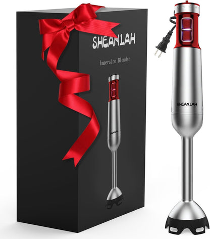 1000W Powerful Immersion Blender handheld, 2026 New Update Hand Blender with 25-Speed, Scratch-Resistant Corded Hand Mixer with Heavy-Duty Copper Brushless Motor and Gift Box