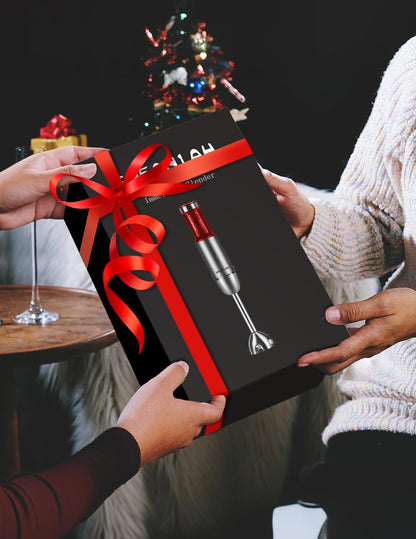 1000W Powerful Immersion Blender handheld, 2026 New Update Hand Blender with 25-Speed, Scratch-Resistant Corded Hand Mixer with Heavy-Duty Copper Brushless Motor and Gift Box