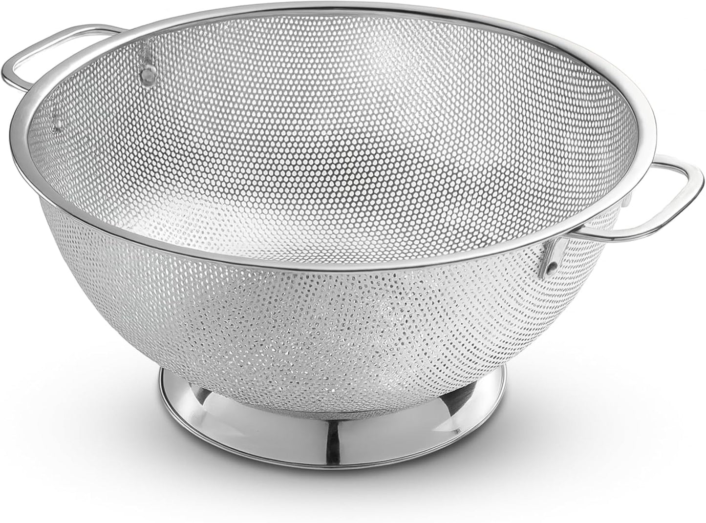 Micro-perforated Stainless Steel Colander-Dishwasher Safe (3 QT and 5 QT)