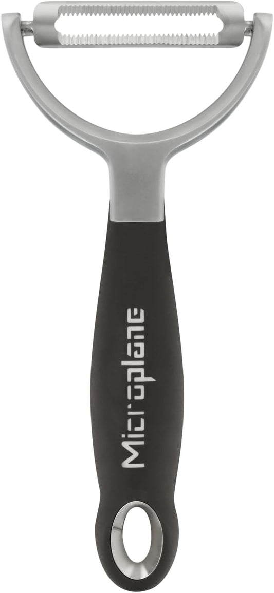 Professional Y Serrated Blade Stainless Steel Peeler - Ultra-Sharp Comfort Handle Dishwasher Safe Peeler