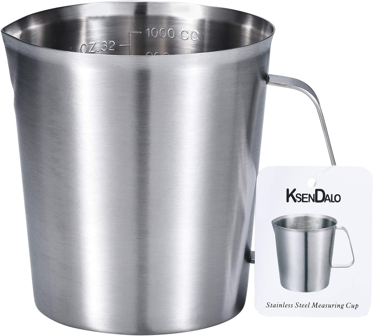16oz Stainless Steel Measuring Cup with Handle, 500ML