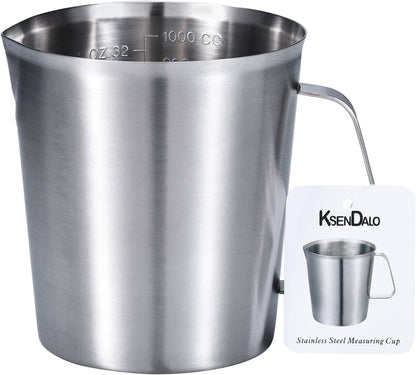 16oz Stainless Steel Measuring Cup with Handle, 500ML