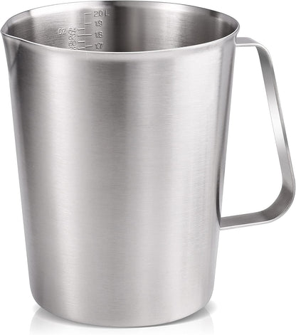 16oz Stainless Steel Measuring Cup with Handle, 500ML