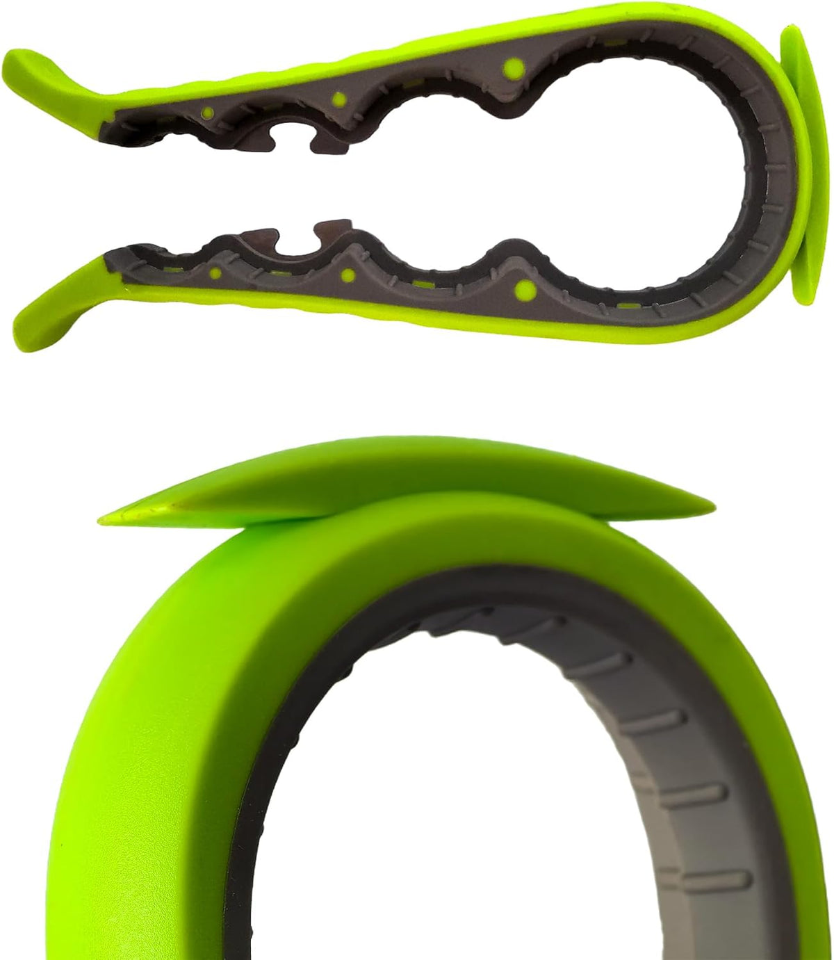 5-in-1 Jar Opener whit Beer bottle opener for Weak Hands,Non-slip Easy Grip Can Opener,Used to remove stubborn LIDS (Black)