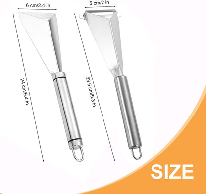 Fruit Carving Tools, Fruit Carving Knife Pack of 3, Stainless Steel Vegetable Carving Tools, Melon Baller Scoop DIY Carving Knives for Home Kitchen