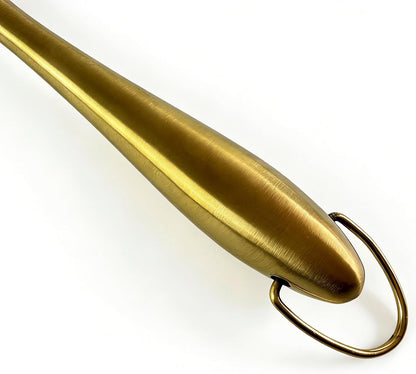 Silicone Basting Brush, Gold, 2 Pack with 2 Extra Heads