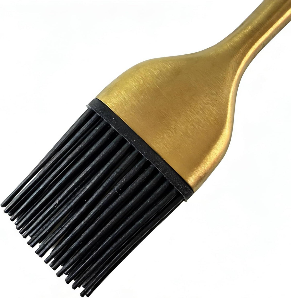 Silicone Basting Brush, Gold, 2 Pack with 2 Extra Heads
