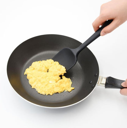 3-Piece Silicone Spatula Set, 600°F Heat Resistant, Black
