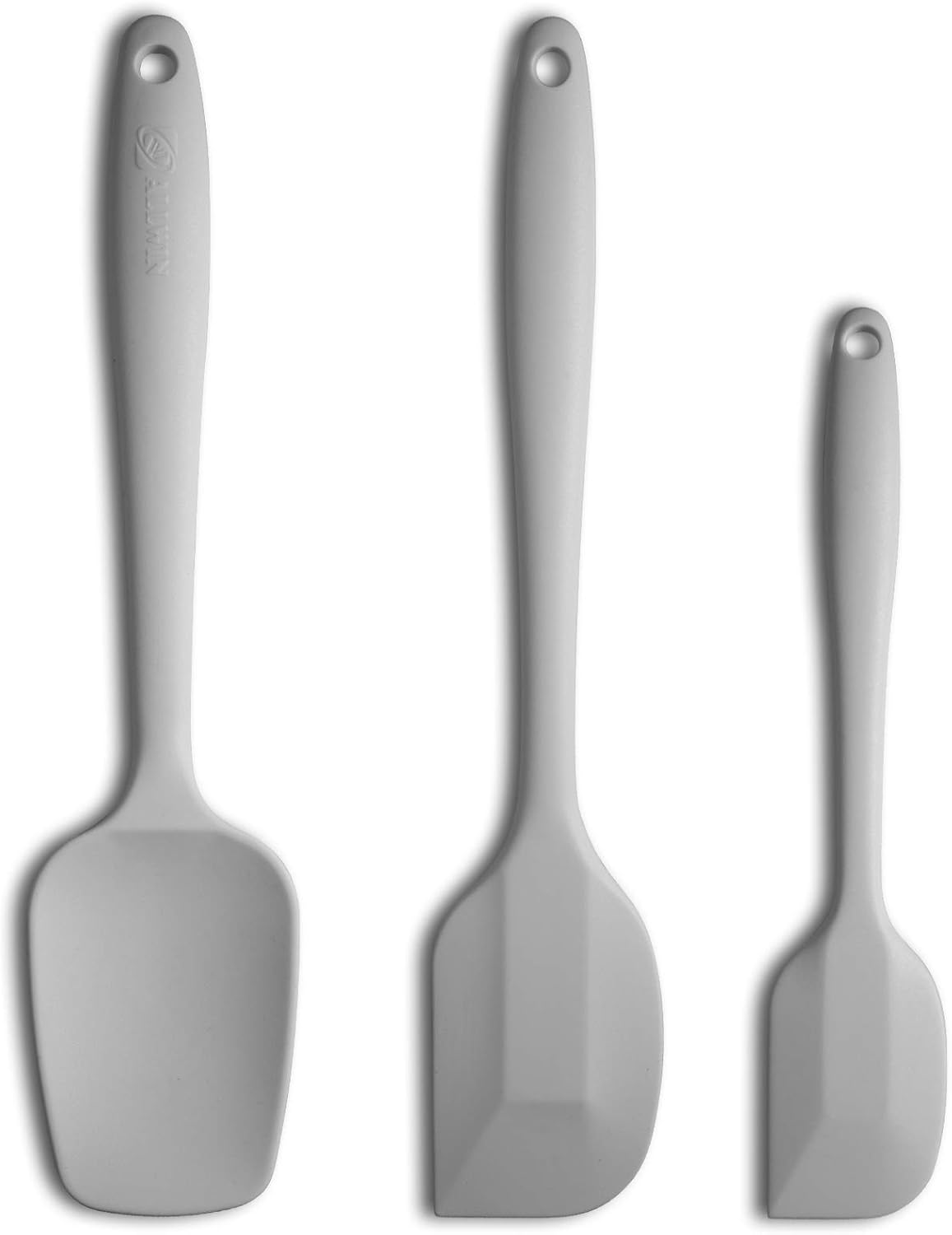 3-Piece Silicone Spatula Set, 600°F Heat Resistant, Black