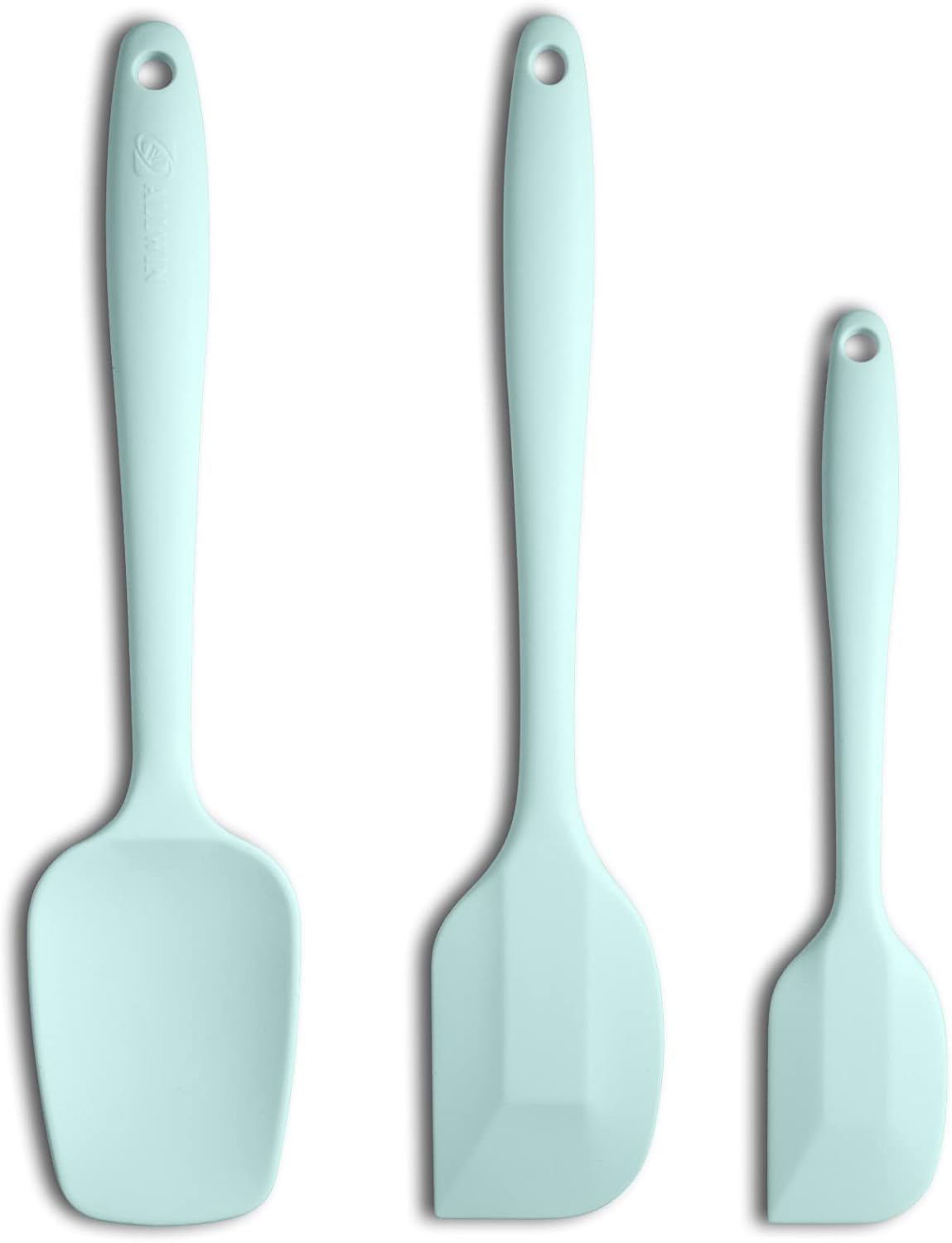 3-Piece Silicone Spatula Set, 600°F Heat Resistant, Black