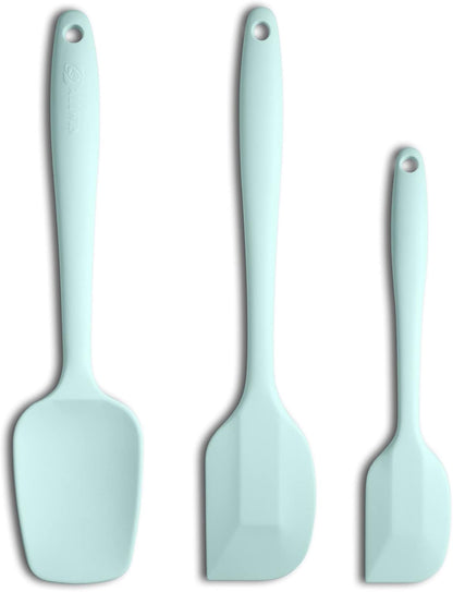 3-Piece Silicone Spatula Set, 600°F Heat Resistant, Black
