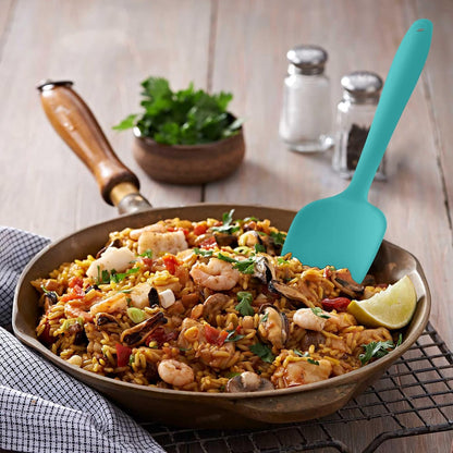3-Piece Silicone Spatula Set, 600°F Heat Resistant, Black